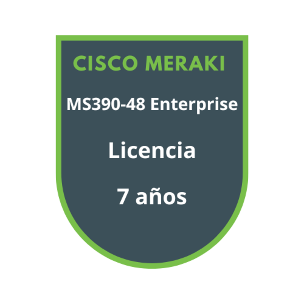 Cisco Meraki MS390-48 Enterprise Licencia 7 años Cisco Meraki MS390-48 Enterprise Licencia 7 años