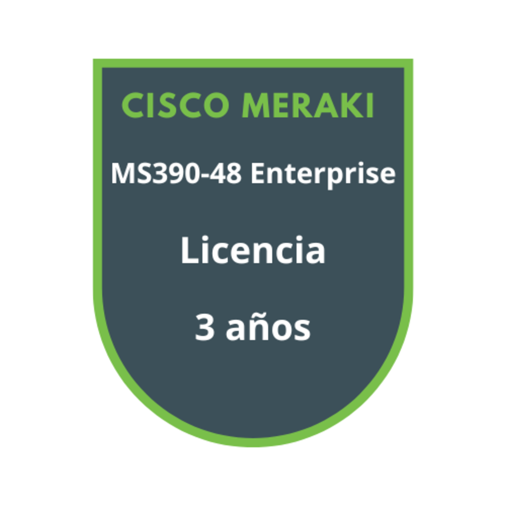 Cisco Meraki MS390-48 Enterprise Licencia 3 años Cisco Meraki MS390-48 Enterprise Licencia 3 años