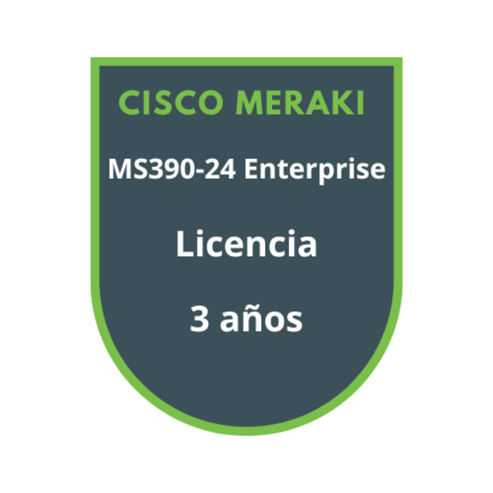 Cisco Meraki MS390-24 Enterprise Licencia 3 años Cisco Meraki MS390-24 Enterprise Licencia 3 años