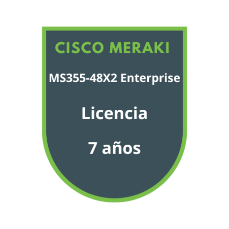 Cisco Meraki MS355-48X2 Enterprise Licencia 7 años Cisco Meraki MS355-48X2 Enterprise Licencia 7 años