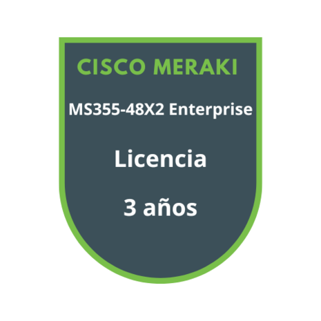 Cisco Meraki MS355-48X2 Enterprise Licencia 3 años Cisco Meraki MS355-48X2 Enterprise Licencia 3 años