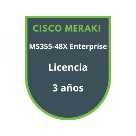 Cisco Meraki MS355-48X Enterprise Licencia 3 años Cisco Meraki MS355-48X Enterprise Licencia 3 años