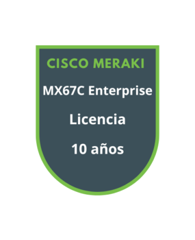 Cisco Meraki MX67C Enterprise Licencia 10 años Cisco Meraki MX67C Enterprise Licencia 10 años