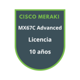 Cisco Meraki MX67C Advanced Security Licencia 10 años Cisco Meraki MX67C Advanced Security Licencia 10 años