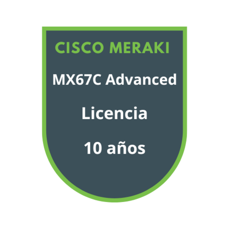 Cisco Meraki MX67C Advanced Security Licencia 10 años Cisco Meraki MX67C Advanced Security Licencia 10 años