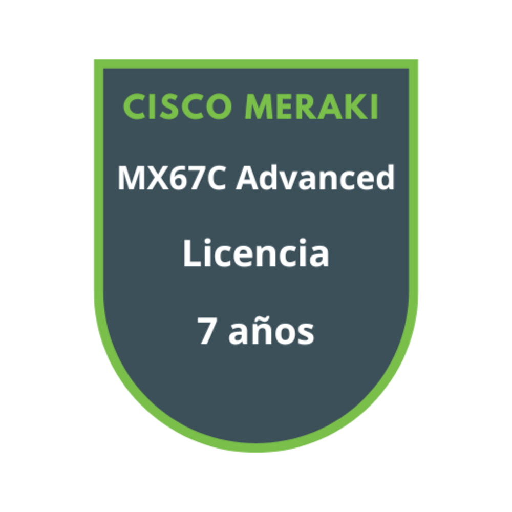 Cisco Meraki MX67C Advanced Security Licencia 7 años Cisco Meraki MX67C Advanced Security Licencia 7 años
