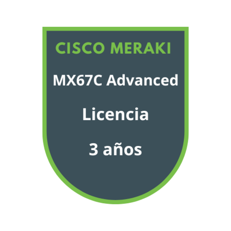 Cisco Meraki MX67C Advanced Security Licencia 3 años Cisco Meraki MX67C Advanced Security Licencia 3 años