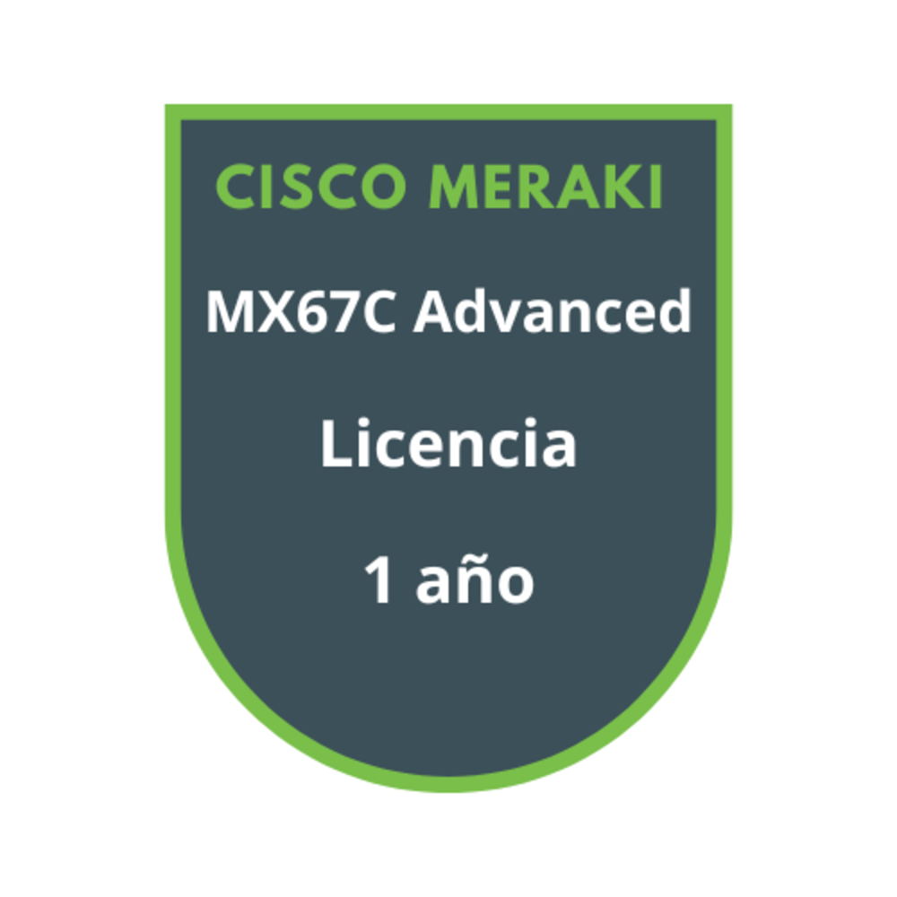 Cisco Meraki MX67C Advanced Security Licencia 1 años Cisco Meraki MX67C Advanced Security Licencia 1 años