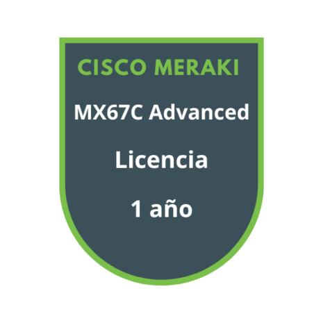 Cisco Meraki MX67C Advanced Security Licencia 1 años Cisco Meraki MX67C Advanced Security Licencia 1 años