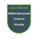 Cisco Meraki MX64 Advanced Security Licencia 10 años Cisco Meraki MX64 Advanced Security Licencia 10 años