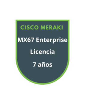 Cisco Meraki MX67 Enterprise Licencia 7 años Cisco Meraki MX67 Enterprise Licencia 7 años