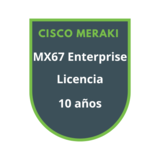 Cisco Meraki MX67 Enterprise Licencia 10 años Cisco Meraki MX67 Enterprise Licencia 10 años