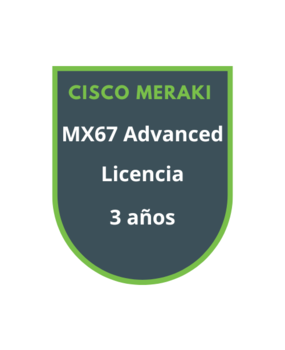 Cisco Meraki MX67 Advanced Security Licencia 3 años Cisco Meraki MX67 Advanced Security Licencia 3 años