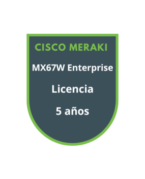 Cisco Meraki MX67W Enterprise Licencia 5 años Cisco Meraki MX67W Enterprise Licencia 5 años
