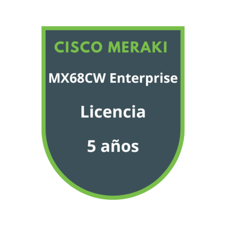 Cisco Meraki MX68CW Enterprise Licencia 5 años Cisco Meraki MX68CW Enterprise Licencia 5 años