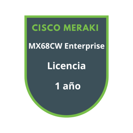 Cisco Meraki MX68CW Enterprise Licencia 1 año Cisco Meraki MX68CW Enterprise Licencia 1 año