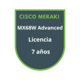 Cisco Meraki MX68W Advanced Security Licencia 7 años Cisco Meraki MX68W Advanced Security Licencia 7 años
