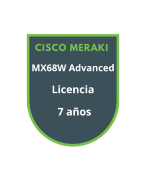 Cisco Meraki MX68W Advanced Security Licencia 7 años Cisco Meraki MX68W Advanced Security Licencia 7 años