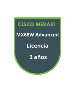 Cisco Meraki MX68W Advanced Security Licencia 3 años Cisco Meraki MX68W Advanced Security Licencia 3 años