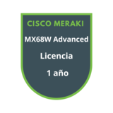Cisco Meraki MX68W Advanced Security Licencia 1 año Cisco Meraki MX68W Advanced Security Licencia 1 año