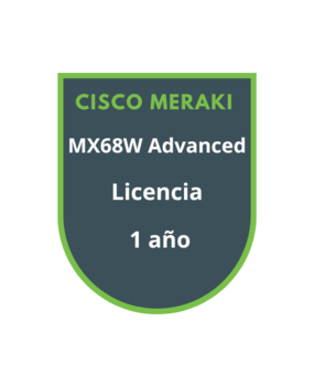Cisco Meraki MX68W Advanced Security Licencia 1 año Cisco Meraki MX68W Advanced Security Licencia 1 año