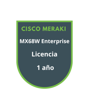 Cisco Meraki MX68W Enterprise Licencia 1 año Cisco Meraki MX68W Enterprise Licencia 1 año