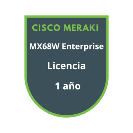 Cisco Meraki MX68W Enterprise Licencia 1 año Cisco Meraki MX68W Enterprise Licencia 1 año