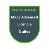 Cisco Meraki MX68 Advanced Security Licencia 3 años Cisco Meraki MX68 Advanced Security Licencia 3 años