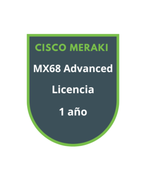 Cisco Meraki MX68 Advanced Security Licencia 1 año Cisco Meraki MX68 Advanced Security Licencia 1 año