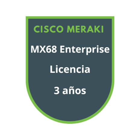 Cisco Meraki MX68 Enterprise Licencia 3 años Cisco Meraki MX68 Enterprise Licencia 3 años