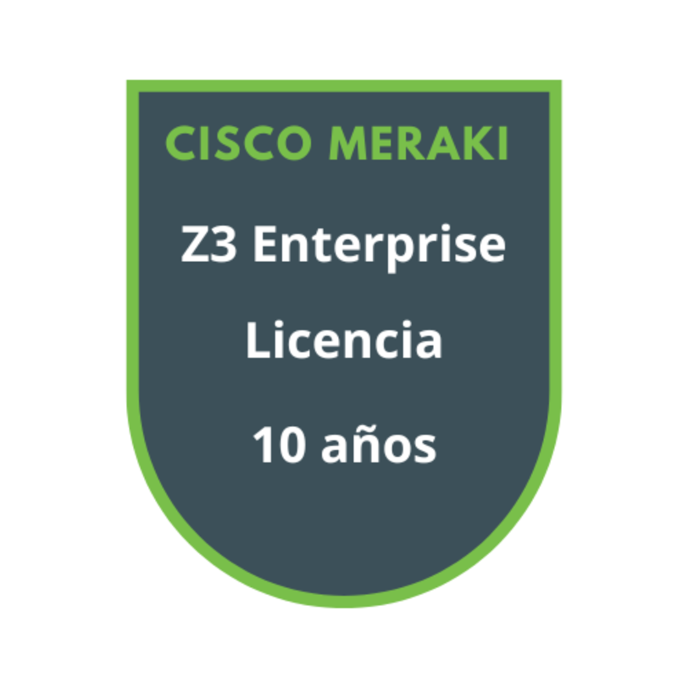 Cisco Meraki Z3 Enterprise Licencia 10 años Cisco Meraki Z3 Enterprise Licencia 10 años