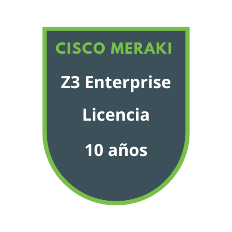 Cisco Meraki Z3 Enterprise Licencia 10 años Cisco Meraki Z3 Enterprise Licencia 10 años