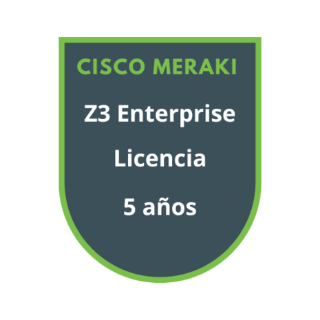 Cisco Meraki Z3 Enterprise Licencia 5 años Cisco Meraki Z3 Enterprise Licencia 5 años