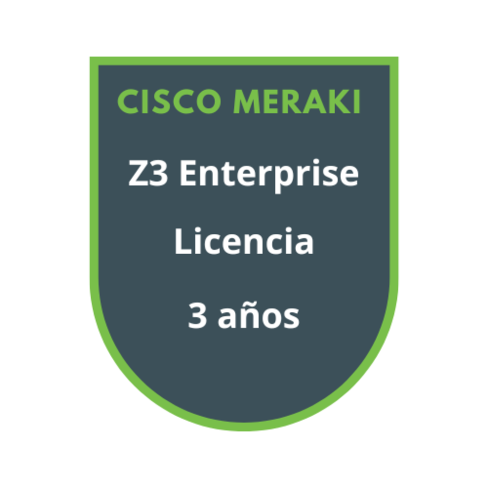 Cisco Meraki Z3 Enterprise Licencia 3 años Cisco Meraki Z3 Enterprise Licencia 3 años