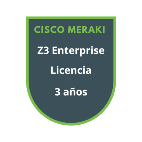 Cisco Meraki Z3 Enterprise Licencia 3 años Cisco Meraki Z3 Enterprise Licencia 3 años