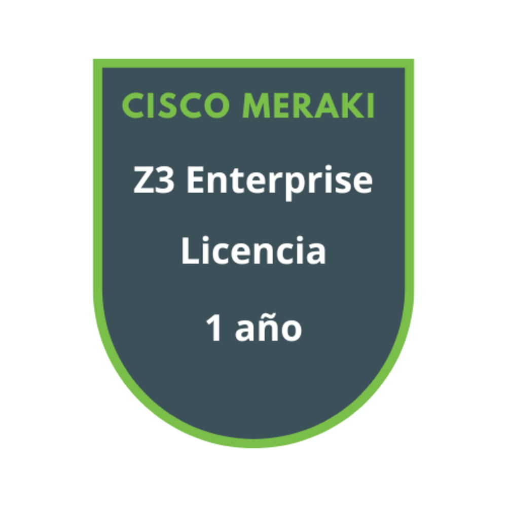 Cisco Meraki Z3 Enterprise Licencia 1 año Cisco Meraki Z3 Enterprise Licencia 1 año