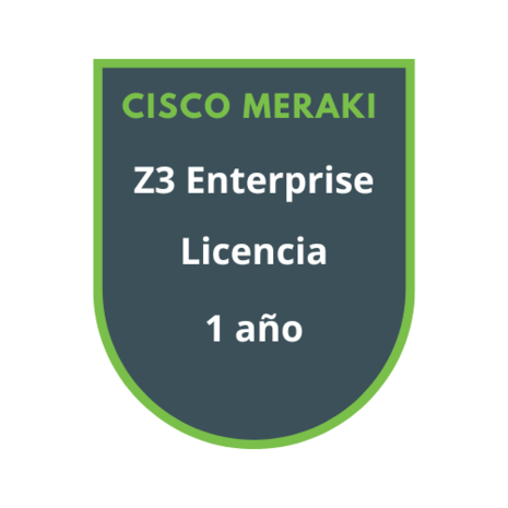 Cisco Meraki Z3 Enterprise Licencia 1 año Cisco Meraki Z3 Enterprise Licencia 1 año
