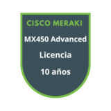 Cisco Meraki MX450 Advanced Security Licencia 10 años Cisco Meraki MX450 Advanced Security Licencia 10 años