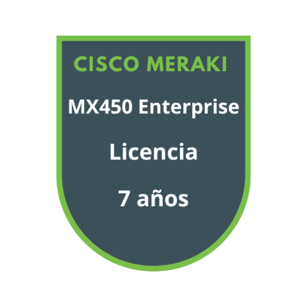 Cisco Meraki MX450 Enterprise Licencia 7 años Cisco Meraki MX450 Enterprise Licencia 7 años