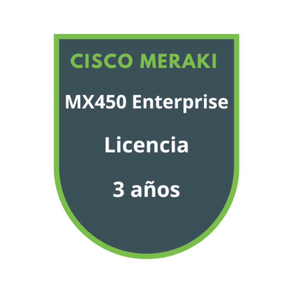 Cisco Meraki MX450 Enterprise Licencia 3 años Cisco Meraki MX450 Enterprise Licencia 3 años
