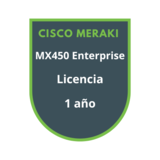 Cisco Meraki MX450 Enterprise Licencia 1 año Cisco Meraki MX450 Enterprise Licencia 1 año
