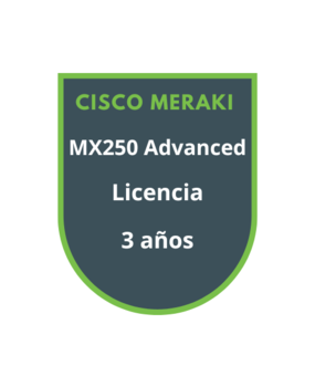 Cisco Meraki MX250 Advanced Security Licencia 3 años Cisco Meraki MX250 Advanced Security Licencia 3 años