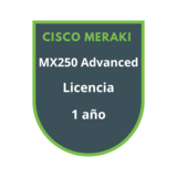 Cisco Meraki MX250 Advanced Security Licencia 1 año Cisco Meraki MX250 Advanced Security Licencia 1 año
