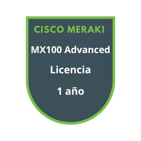 Cisco Meraki MX100 Advanced Security Licencia 1 año Cisco Meraki MX100 Advanced Security Licencia 1 año