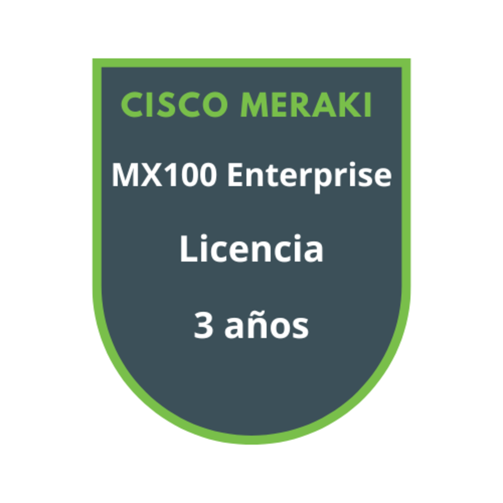 Cisco Meraki MX100 Enterprise Licencia 3 años Cisco Meraki MX100 Enterprise Licencia 3 años