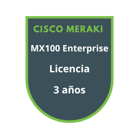 Cisco Meraki MX100 Enterprise Licencia 3 años Cisco Meraki MX100 Enterprise Licencia 3 años