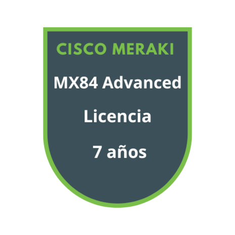 Cisco Meraki MX84 Advanced Security Licencia 7 años Cisco Meraki MX84 Advanced Security Licencia 7 años