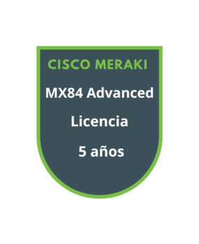 Cisco Meraki MX84 Advanced Security Licencia 5 años Cisco Meraki MX84 Advanced Security Licencia 5 años