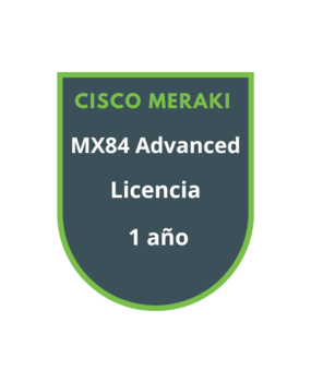 Cisco Meraki MX84 Advanced Security Licencia 1 año Cisco Meraki MX84 Advanced Security Licencia 1 año