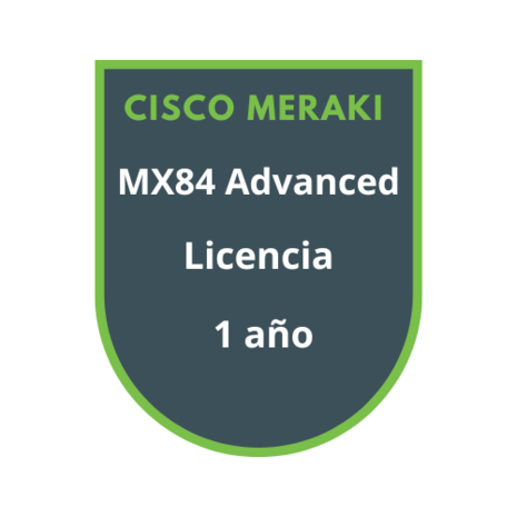 Cisco Meraki MX84 Advanced Security Licencia 1 año Cisco Meraki MX84 Advanced Security Licencia 1 año
